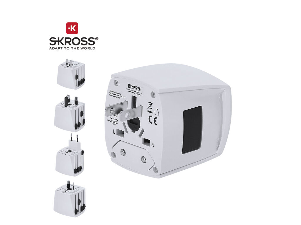 Adaptador Viaje Universal Skross MUV MICRO