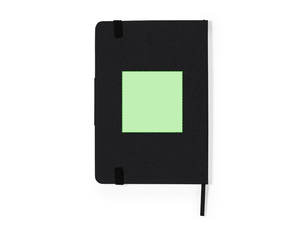 Zona de marcaje: En la contraportada de la libreta