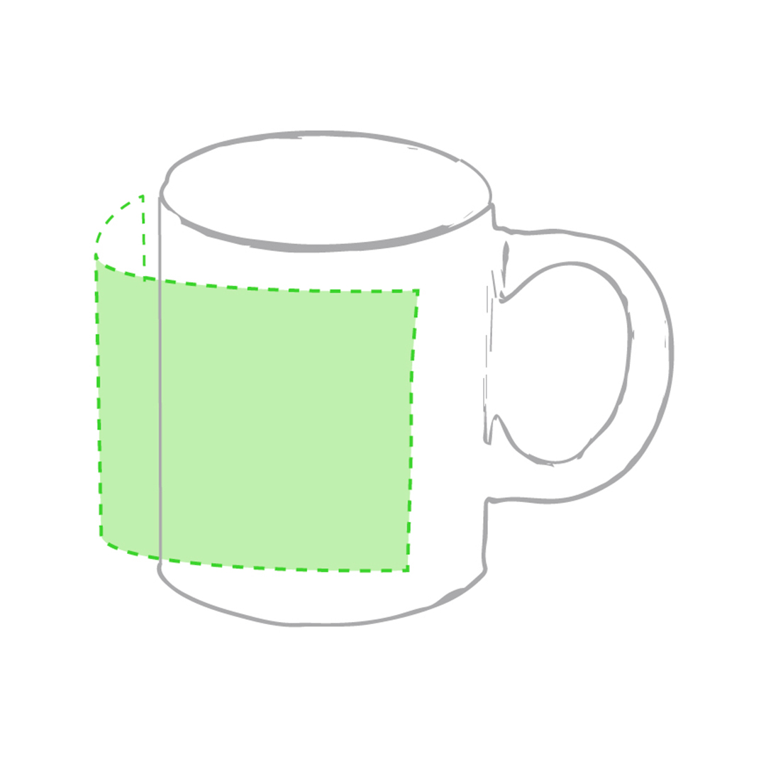 Zona de marcaje: Alrededor de la taza