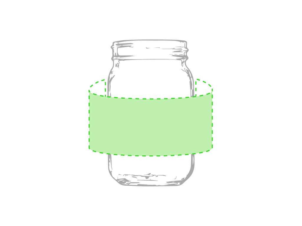 Zona de marcaje: Alrededor del vaso