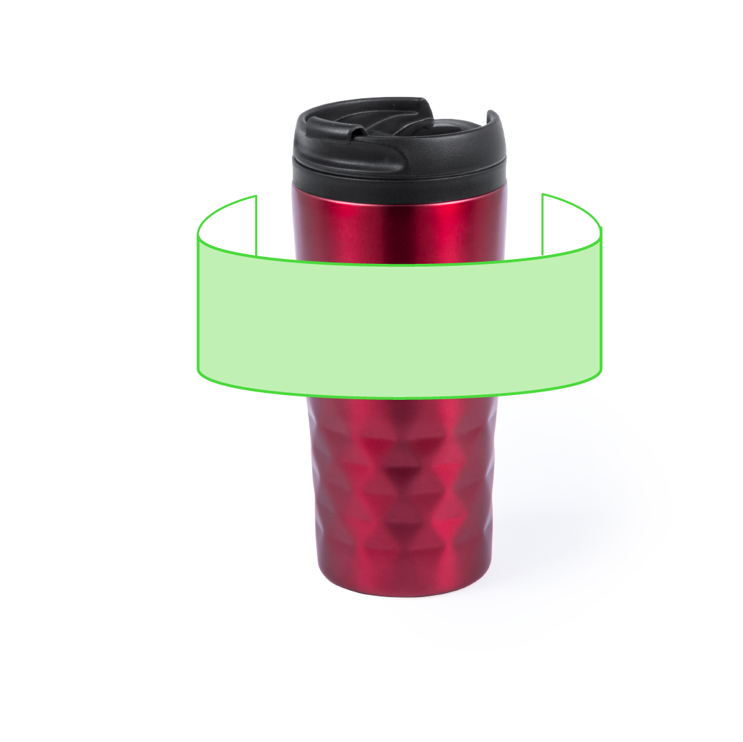 Zona de marcaje: Alrededor del vaso