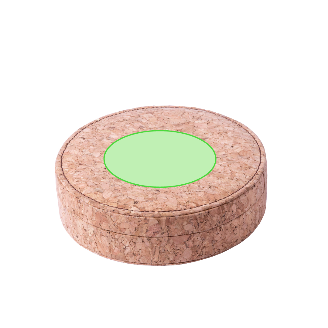 Zona de marcaje: Tapa Centrado