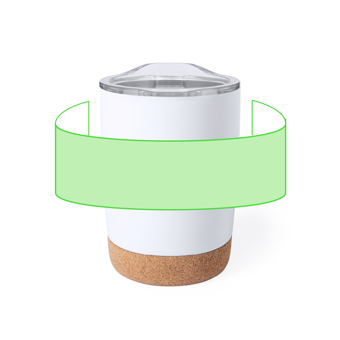 Zona de marcaje: Alrededor del vaso