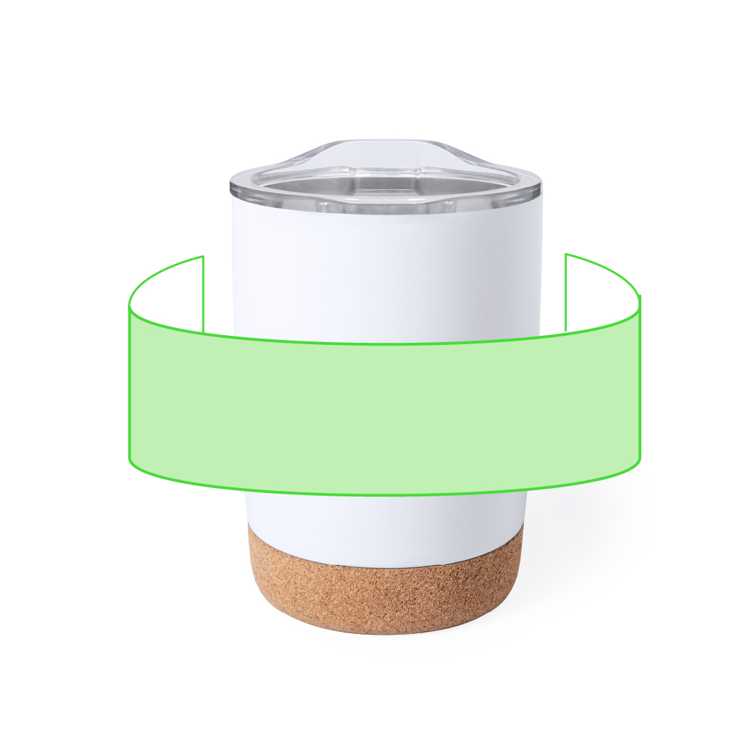Zona de marcaje: Alrededor del vaso