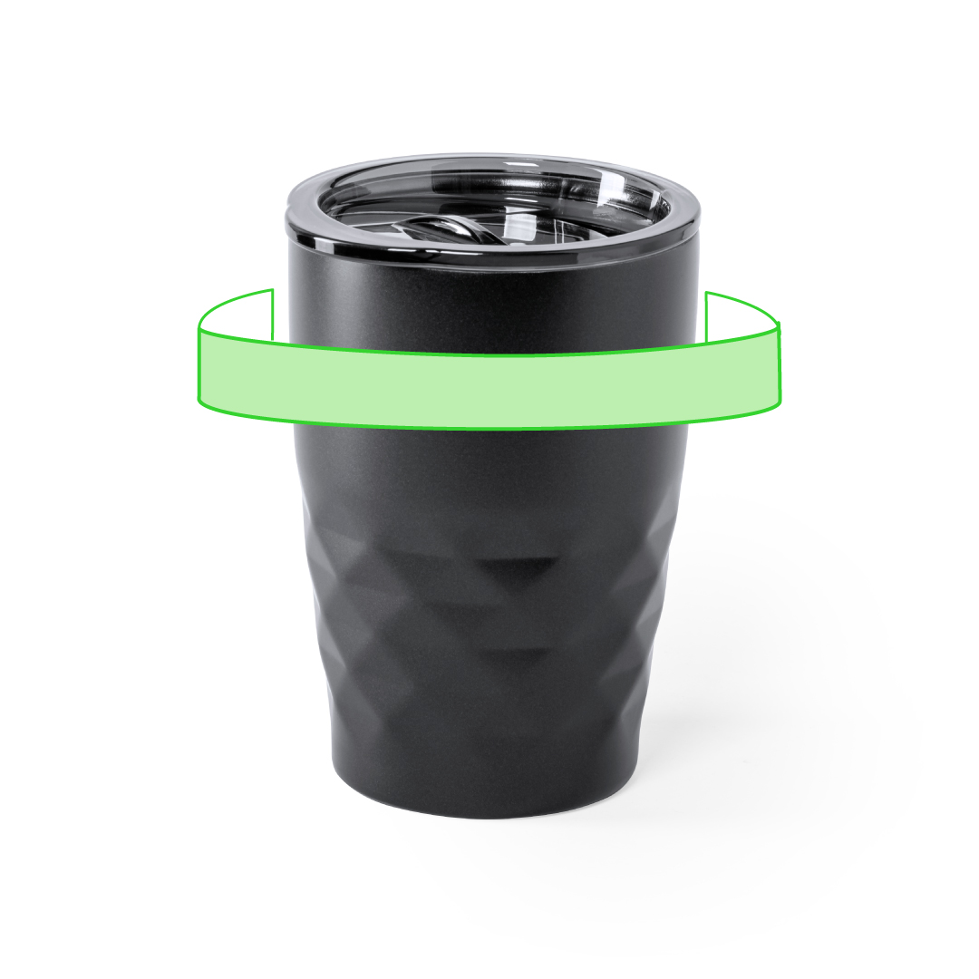 Zona de marcaje: Alrededor del vaso