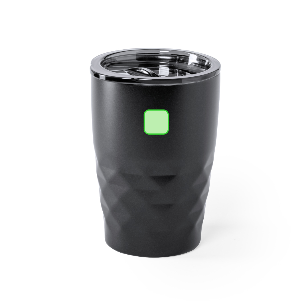 Zona de marcaje: Parte lisa superior del vaso