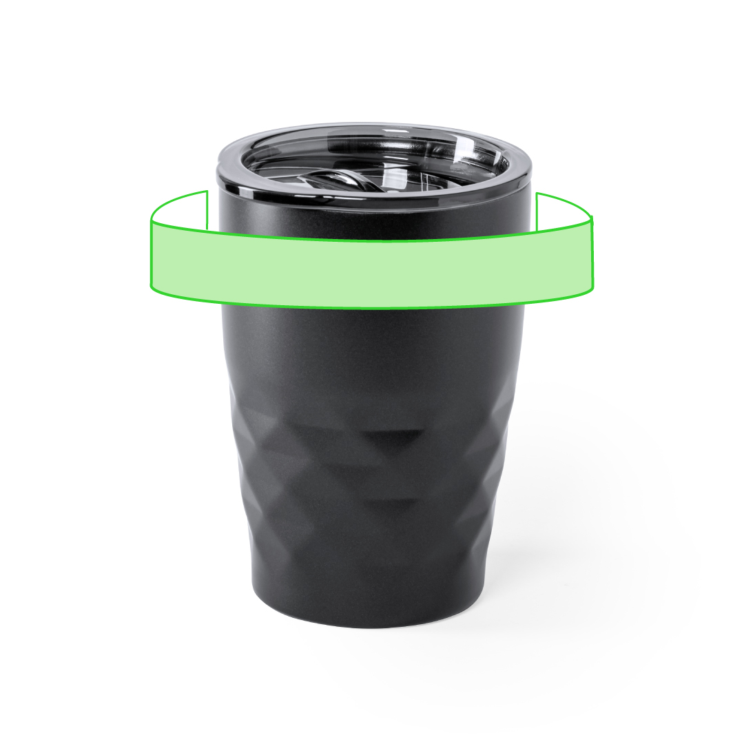 Zona de marcaje: Alrededor del vaso