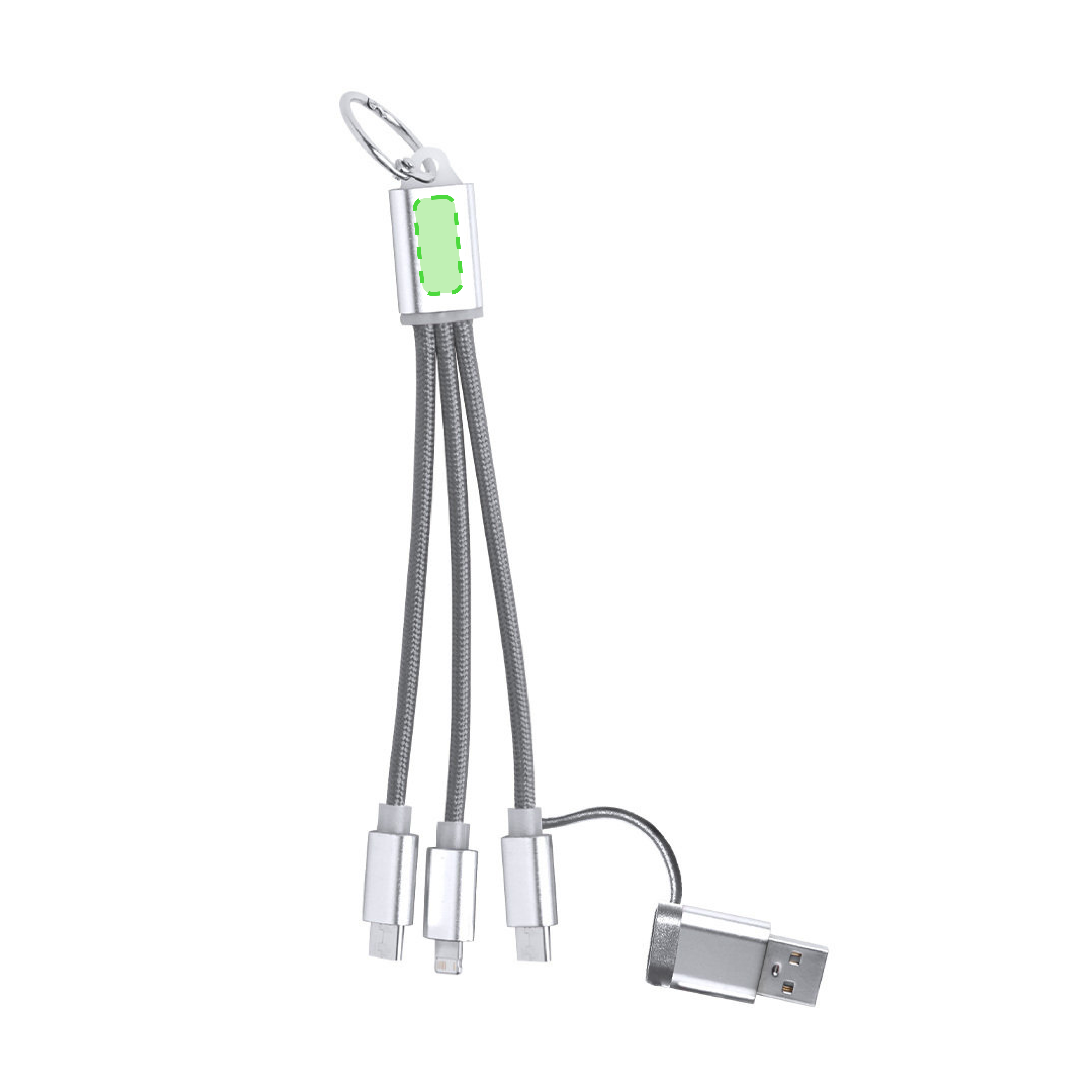 Zona de marcaje: En el cuerpo del USB cara B
