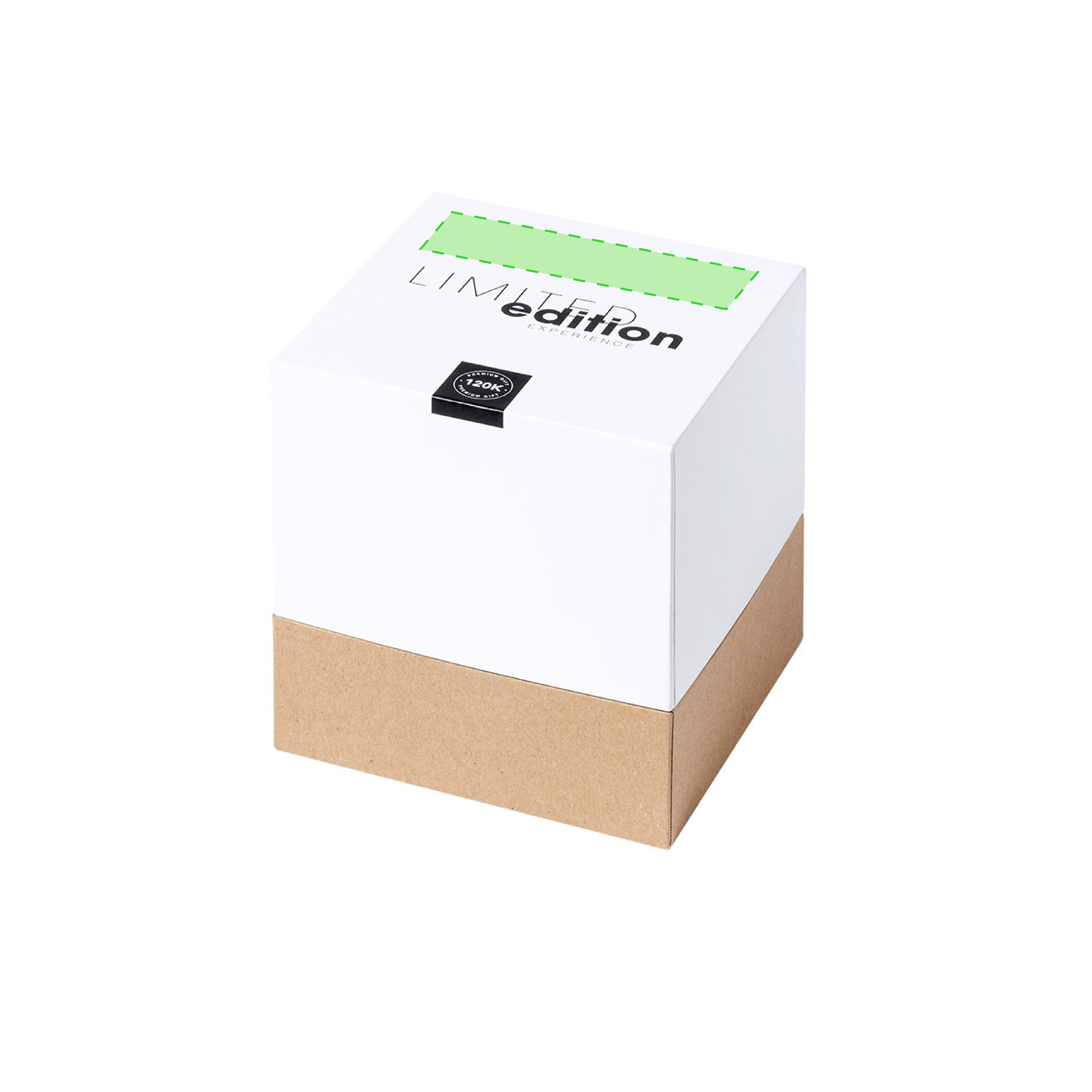 Zona de marcaje: En la tapa de la caja de presentación