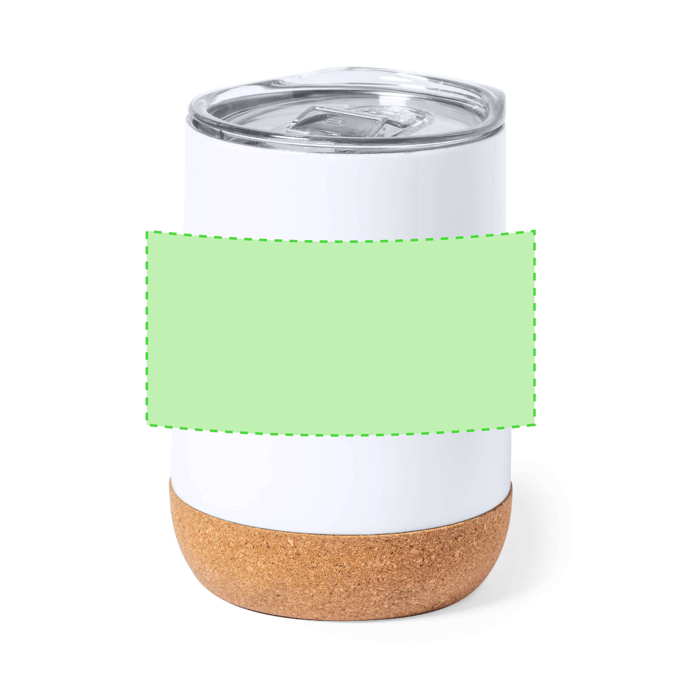 Zona de marcaje: Alrededor del vaso