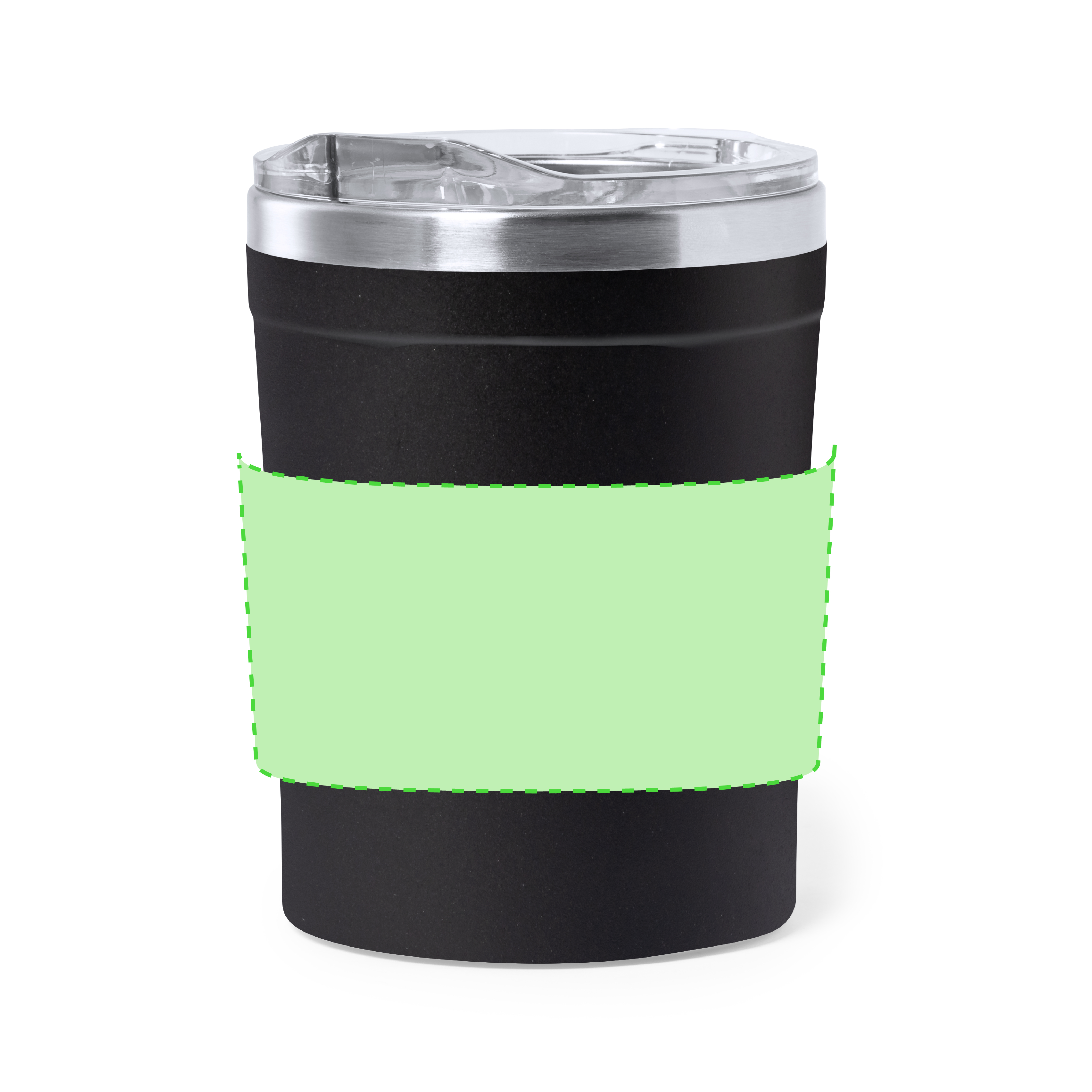 Zona de marcaje: Alrededor del vaso