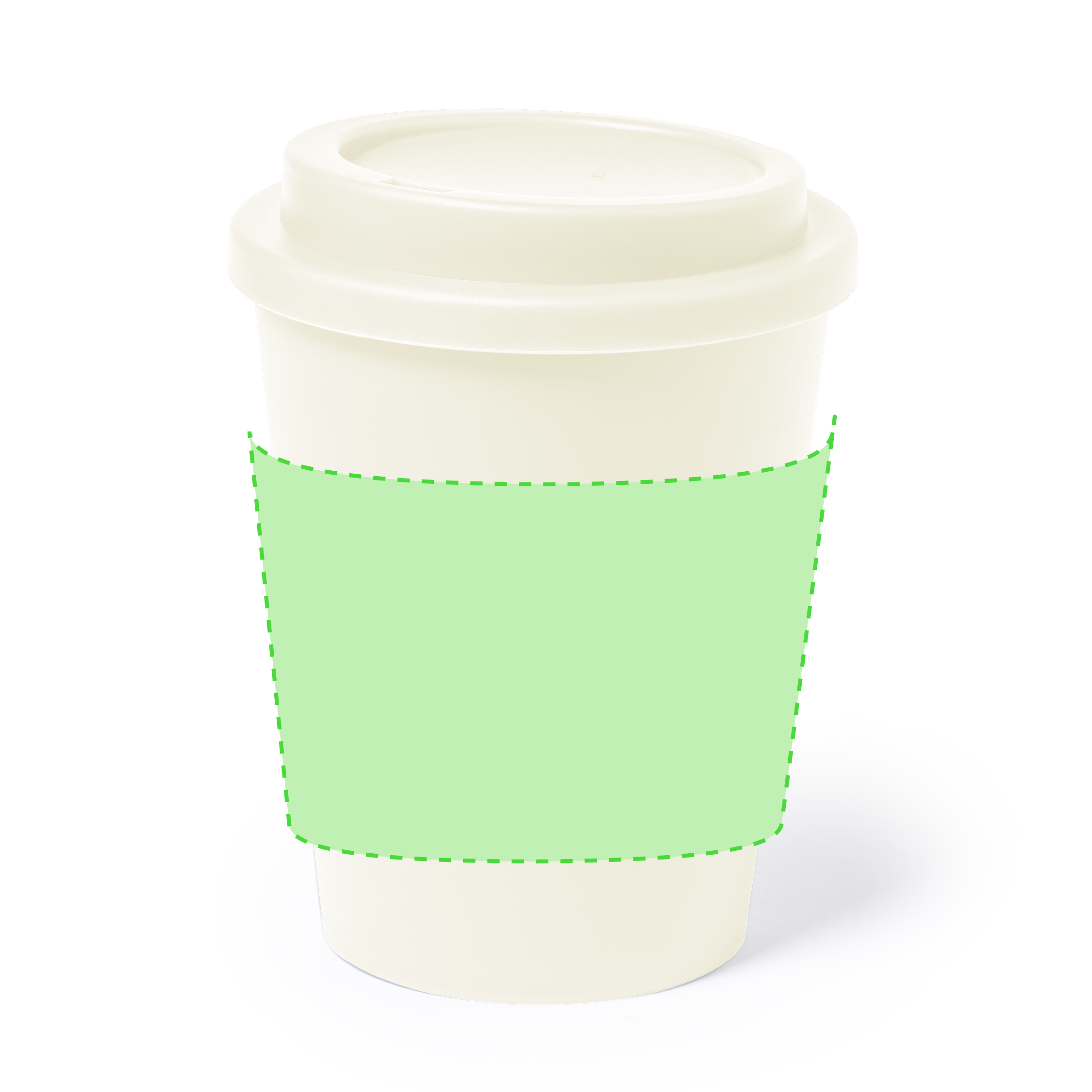 Zona de marcaje: Alrededor del vaso