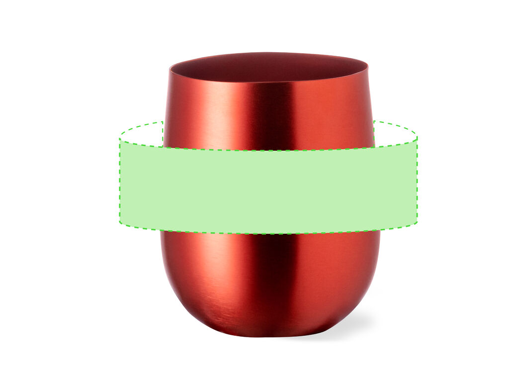 Zona de marcaje: Alrededor del vaso